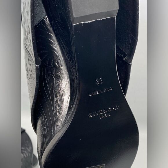 Givenchy Shark Lock Cowboy Ankle Boots In Western Leather size 39 - Picture 16 of 16